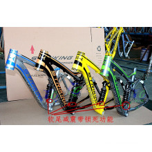 Soft-tail Frame 26"/27.5" Aluminum Alloy Cycling Frame Including 17.5" Seatpost For Full Suspension Downhill Mountain Bike Frame